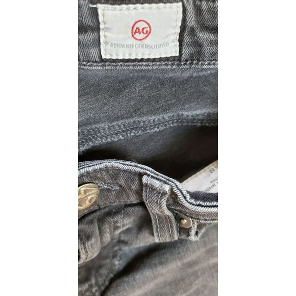 AG Adriano Goldschmied Black The Legging Ankle Super Skinny Ankle Denim Jeans Si - Picture 7 of 9